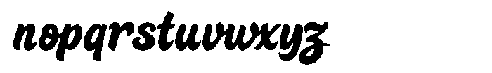 YJ Coco Swash Font LOWERCASE