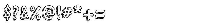 YJ Knotted Ink Font OTHER CHARS