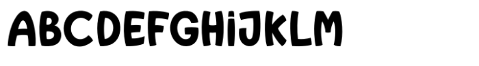 YJC Hillside Hop Font UPPERCASE