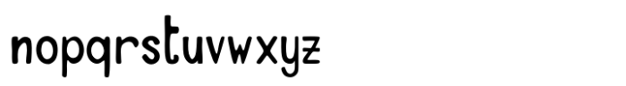 YJC Jollybean Font LOWERCASE