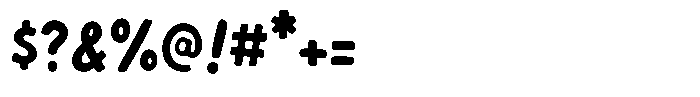 YJC Sunny Ripple Font OTHER CHARS