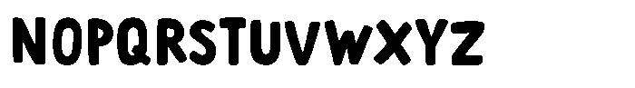 YJC Sunny Ripple Font UPPERCASE