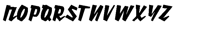 YJC Volt Fizzlo Font UPPERCASE