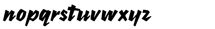 YJC Volt Fizzlo Font LOWERCASE