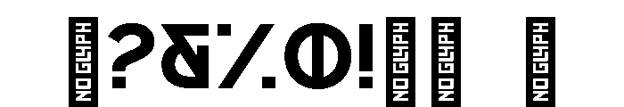 Ykar Font OTHER CHARS