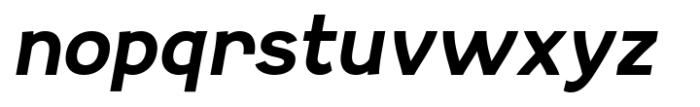 YLab Medium Oblique Font LOWERCASE