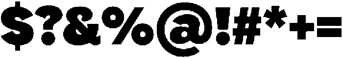 YNF Headliner Regular otf (400) Font OTHER CHARS