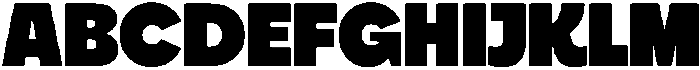 YNF Headliner Regular otf (400) Font UPPERCASE