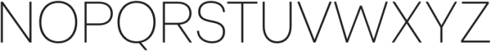 YNF Norman ExtraLight otf (200) Font UPPERCASE