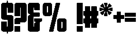 YNF Telegraph Black otf (900) Font OTHER CHARS