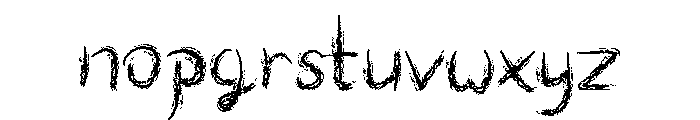 YNTKTS Font LOWERCASE