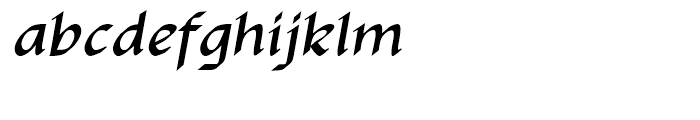Yngreena Alternate Bold Italic Font LOWERCASE