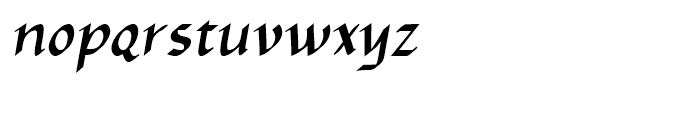 Yngreena Alternate Bold Italic Font LOWERCASE