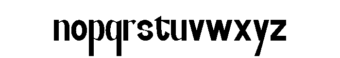 YOBAGE Font LOWERCASE