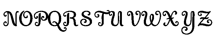 Yodia Mangesti Regular Font UPPERCASE