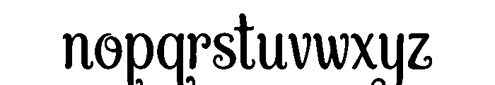 Yodiana Mangesta Font LOWERCASE