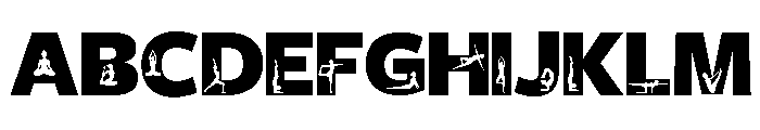 Yoga For Me Font UPPERCASE