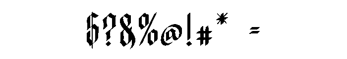 Yograde Font OTHER CHARS