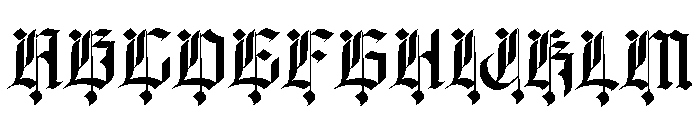 Yograde Font UPPERCASE