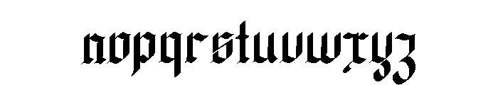 Yograde Font LOWERCASE