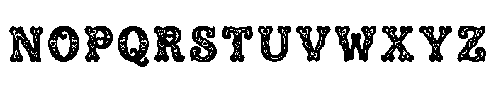 Yohans Regular Font UPPERCASE