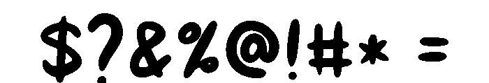Yokaro Font OTHER CHARS