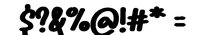 Yonkage Font OTHER CHARS