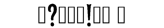 Yorick Regular Font OTHER CHARS