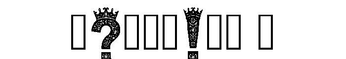 Yorion Regular Font OTHER CHARS