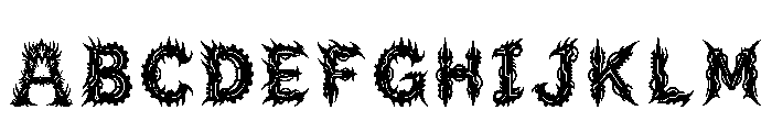 Yorvik Regular Font UPPERCASE