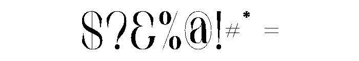 Yosan Font OTHER CHARS