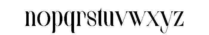 Yosan Font LOWERCASE