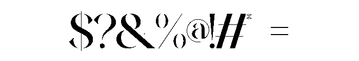 Yosshi Font OTHER CHARS