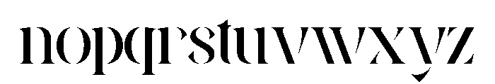 Yosshi Font LOWERCASE