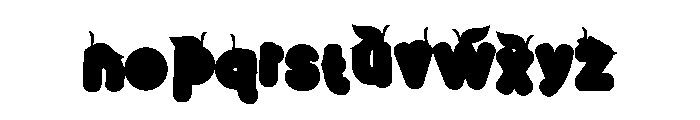 You Are The Zest Font LOWERCASE