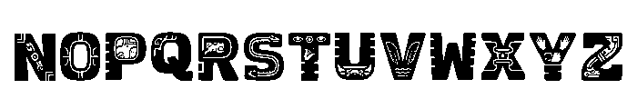 Younes Regular Font UPPERCASE