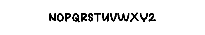 Young Amore Font LOWERCASE