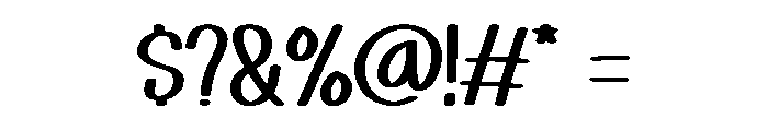 Young Cowboy Regular Font OTHER CHARS