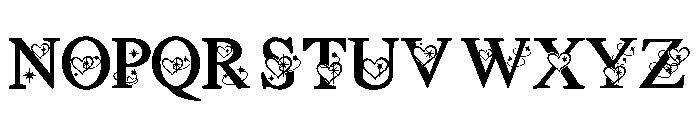 Young Love Valentine Font UPPERCASE