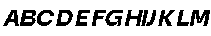 Your Brosh Italic Font UPPERCASE