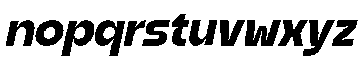 Your Brosh Italic Font LOWERCASE
