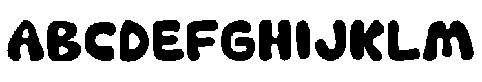 Your Candy Font UPPERCASE