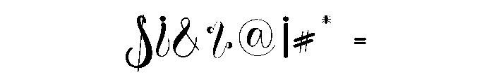 Your Mango Font OTHER CHARS