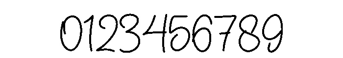Yourself Regular Font OTHER CHARS