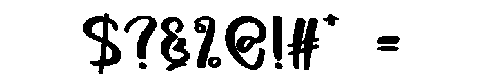 Yourself Signature Font OTHER CHARS