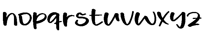 Yourself Signature Font LOWERCASE