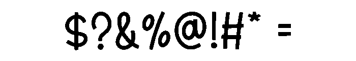 Yourself Wednesday Font OTHER CHARS