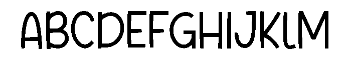 Yourself Wednesday Font UPPERCASE