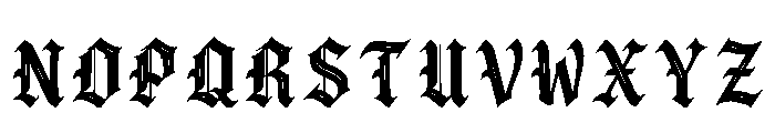 Yous Regular Font LOWERCASE