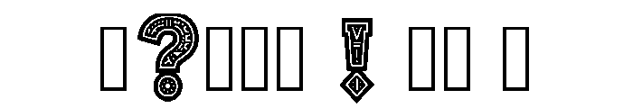 Yousef Regular Font OTHER CHARS